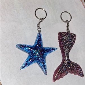 Mermaid keychain set!